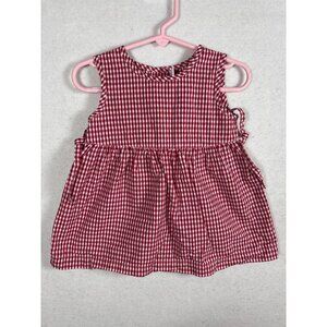 Talbots Kids Red & White Gingham Dress With Matching Bloomer